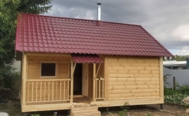 Каркасная баня 5х6