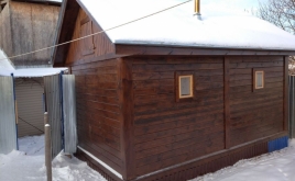 Каркасная баня 3х4