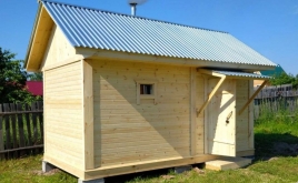 Каркасная баня 2х4,5